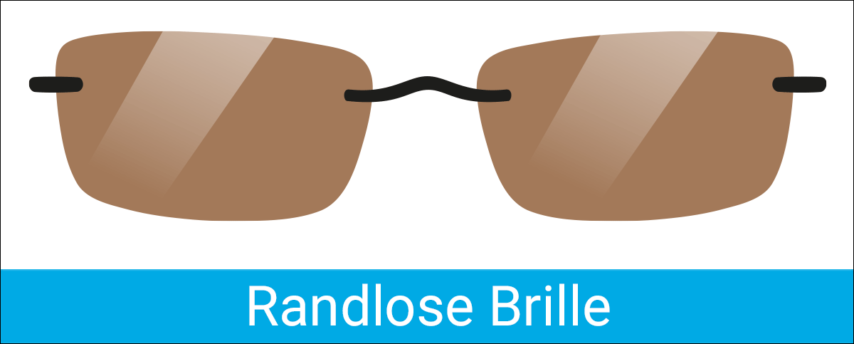 Bifokalgläser für Ihre randlose Sonnenbrille bestellen