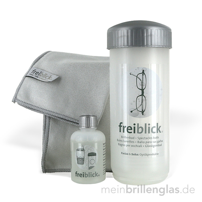 Brillenreinigung brillenbad microfaser putztuch produkt