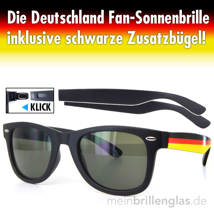 Deutschland flagge sonnenbrille