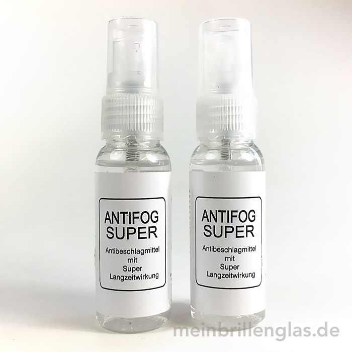 Brillen anti fog spray vorne