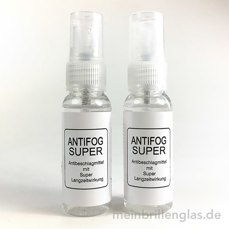 Brillen anti fog spray vorne
