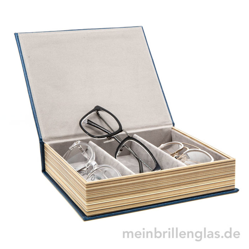 Brillenkoffer buch offen