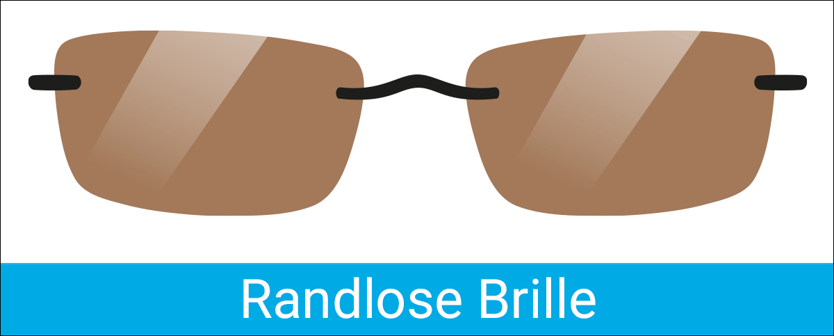 Gleitsichtsonnengläser für Ihre randlose Brille