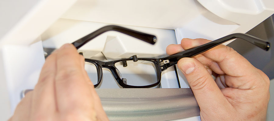 Brillenfassung-Messen