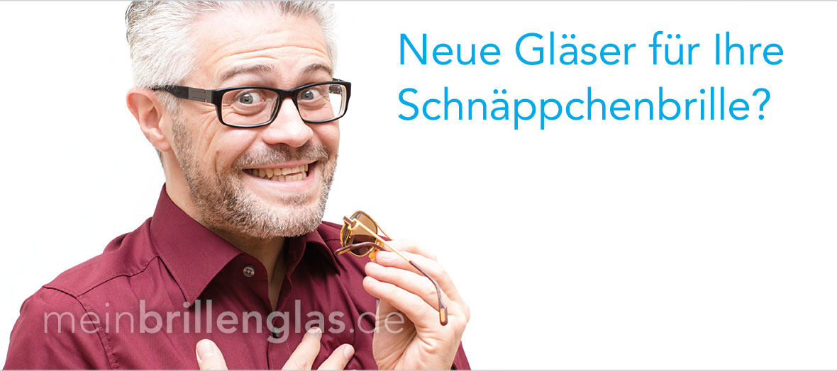 Gebrauchte Brille neu verglasen