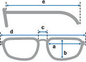 Brillenmaße