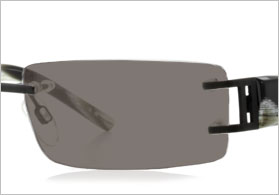 Randlose Sonnenbrille mit Brillengläser