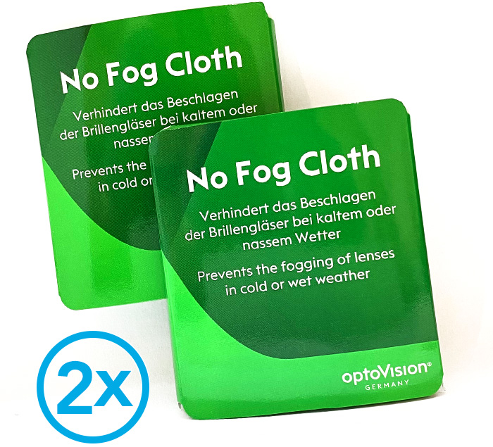 „No Fog Cloth“ Reinigungs- und Brillenputztücher von OptoVision